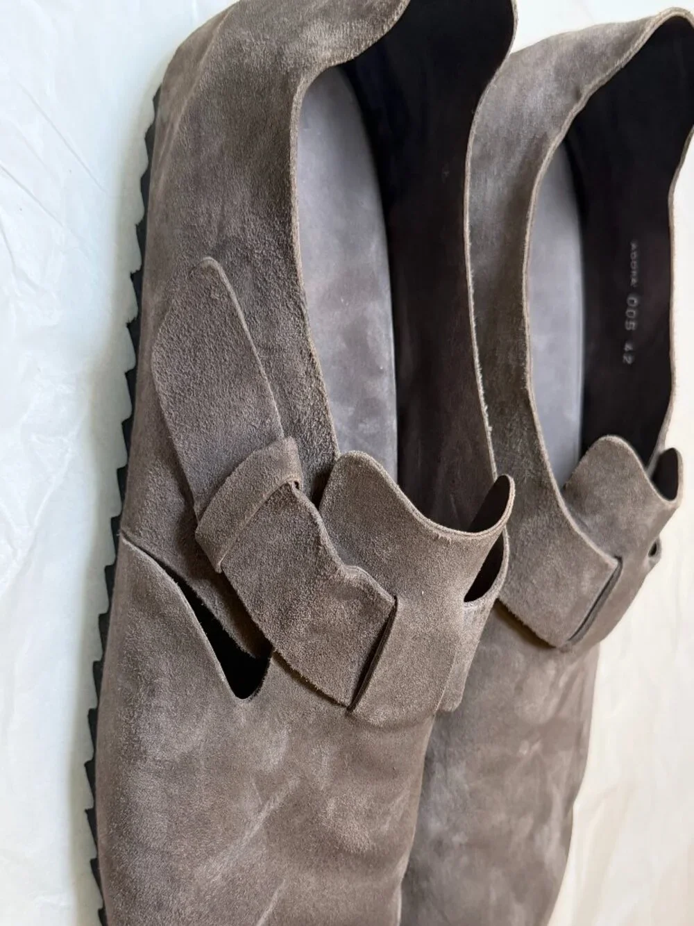 Officine Creative Laboratorio Gray Suite Mules w/ Heel